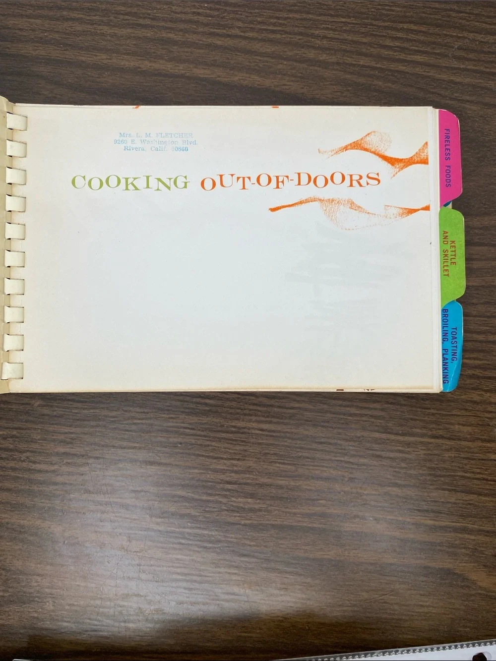 Cooking Out-Of-Doors Girl Scouts of the USA 1960 Cookbook